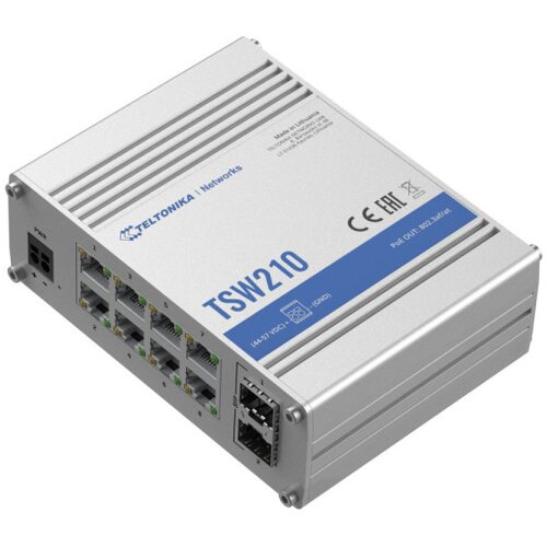 Teltonika TSW210 , switch 8 10/100/1000, 2 sfp port Cene