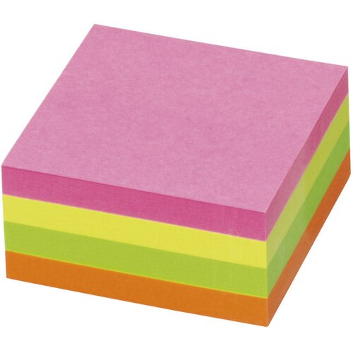 Blok samoljepljiv kocka 50x50mm 240L Global Notes 5658-39 neon sortirano Cene
