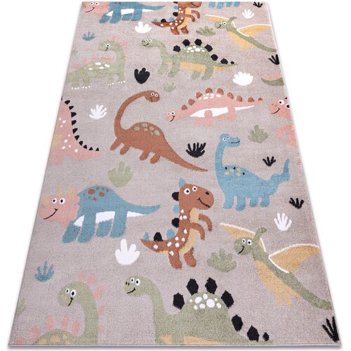 RugsX Preproge Preproga FUN Dino za otroke dinozavri bež 120x170 cm Bež Cene