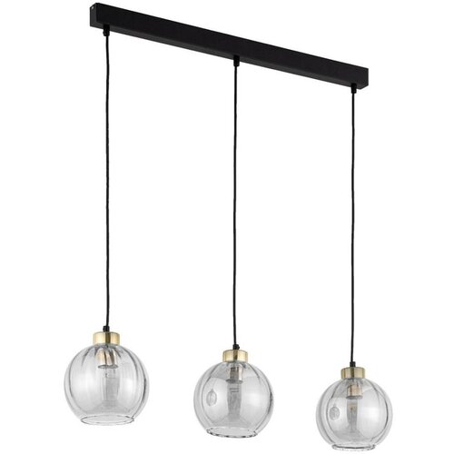 Luster na sajli DEVI 3xE27/15W/230V crna/zadimljena Cene