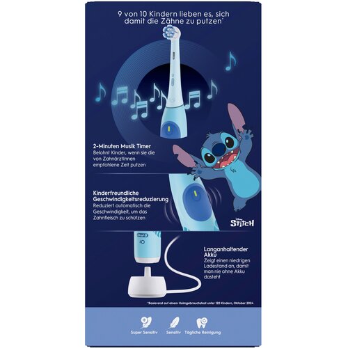 Oral-b iO Kids 6+ Stich z etuijem za potovanje, otro&amp;scaron;ka zobna &amp;scaron;cetka Slike