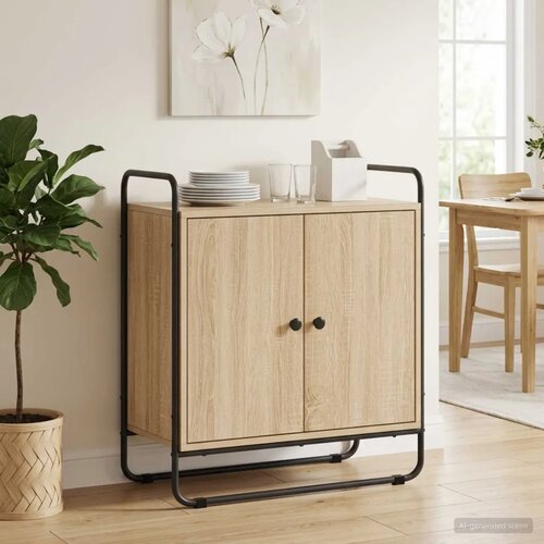  Komoda Hrast sonoma 68 x 35 x 75 cm Prerađeno drvo - Hrast sonoma 68 x 35 x 75 cm Cene