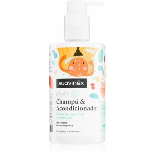 Suavinex Kids Shampoo & Conditioner šampon in balzam 2 v1 za otroke 3 y+ 300 ml