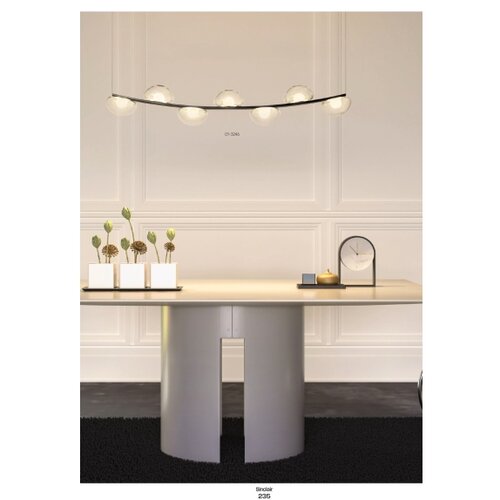  Redo 01-3243 - LED luster na sajli SINCLAIR sa prigu&amp;scaron;iva, LED/35W/230V CRI 93 IP21 Slike