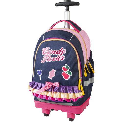 Target smart trolley candy flower 17917 - šolska torba na kolesih Cene