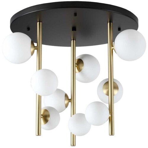 Ideal Lux led luster na stalku perlage 9xG9/3W/230V prečnik 55 cm zlatna/bela Cene
