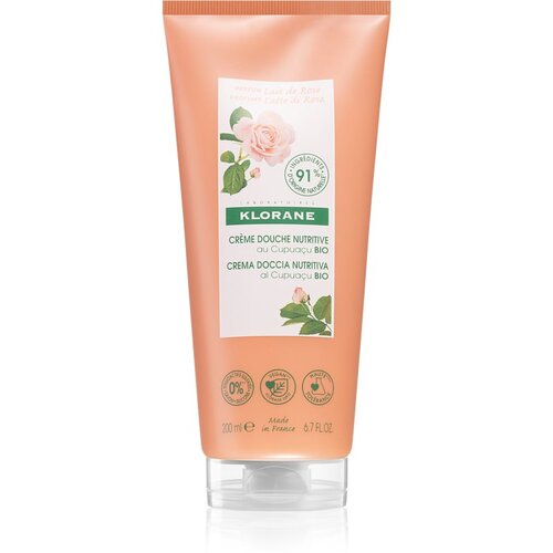 Klorane Cupua&amp;ccedil;u Bio Lait de Rose hranilni gel za prhanje 200 ml Slike