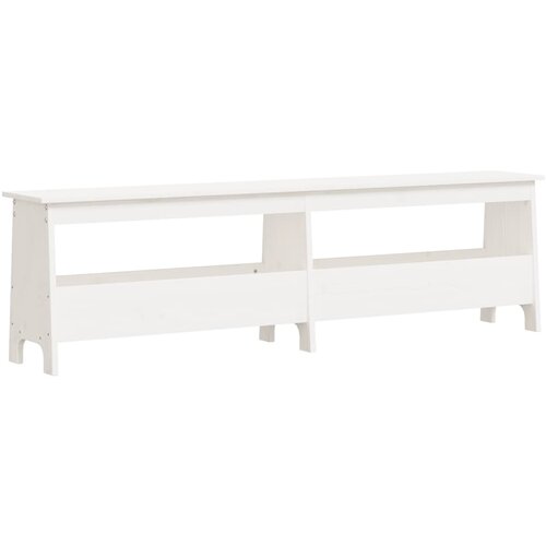 vidaXL Klop za predsobo bela 160x28x45 cm trdna borovina, (20955235) Cene
