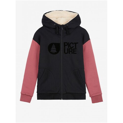 Pink-Black Womens Hoodie - Women Slike