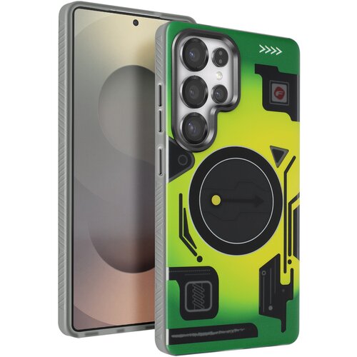 forcell Ohi&scaron;je MagSafe za Samsung Galaxy S25 Ultra F-Protect, Zelena, (5000039390) Cene