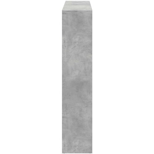 vidaXL Ormarić za knjige boja betona 137,5x29x137,5 cm drveni Cene