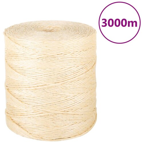 vidaXL Uže od 100 % sisala 2 mm 3000 m Cijene