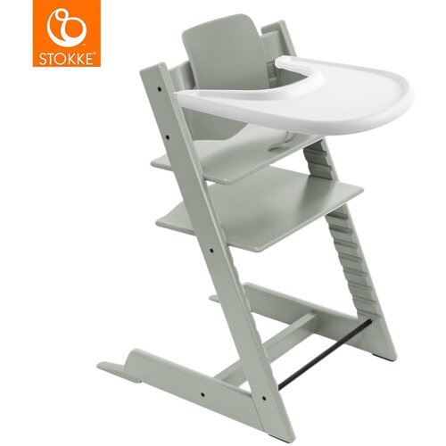 Stokke dječja stolica tripp trapp&reg; 3v1 bundle glacier green + pladanj white Cijene