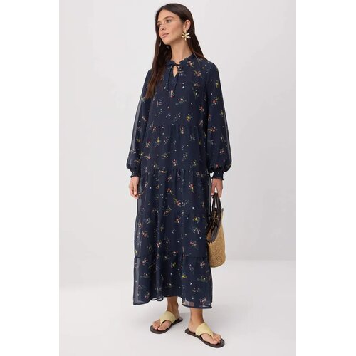 Trendyol Modest Trendyol ženska haljina Tctaw25Eb00091, mornarsko plava Slike