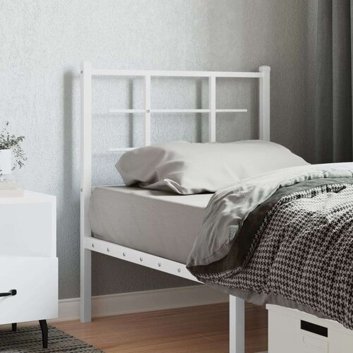  Kovinsko vzglavje belo 75 cm, (21142484) Slike
