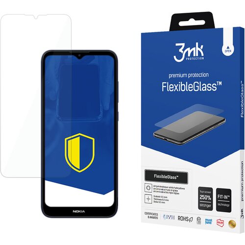 3mk Za&amp;scaron;titno hibridno staklo FlexibleGlass za Realme C21 - Prozirna Slike