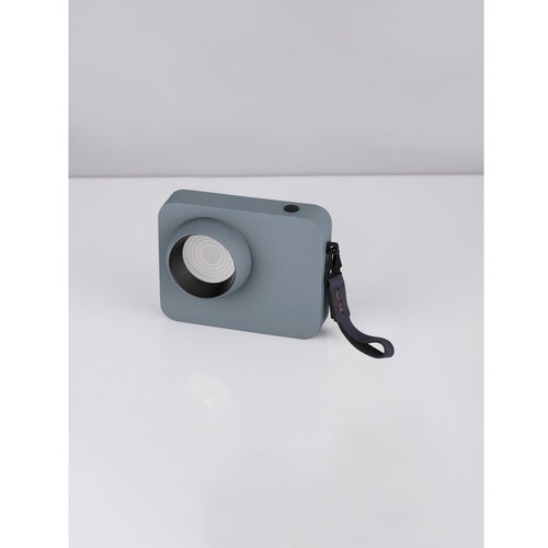 Nova Luce Pra&amp;scaron;no modra kovinska LED zatemnitvena namizna svetilka (vi&amp;scaron;ina 11 cm) Kedros &amp;ndash; Slike