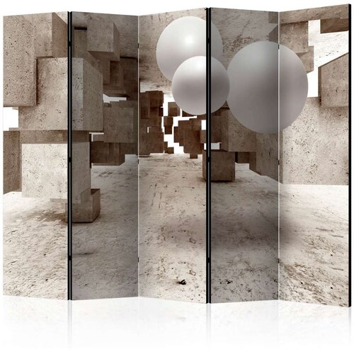  Paravan u 5 dijelova - Concrete Maze II [Room Dividers] 225x172 Slike