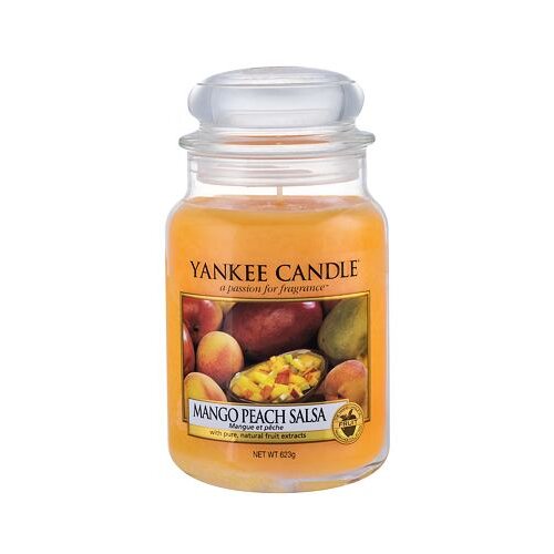 Yankee Candle Mango Peach Salsa dišeča svečka 623 g unisex Cene