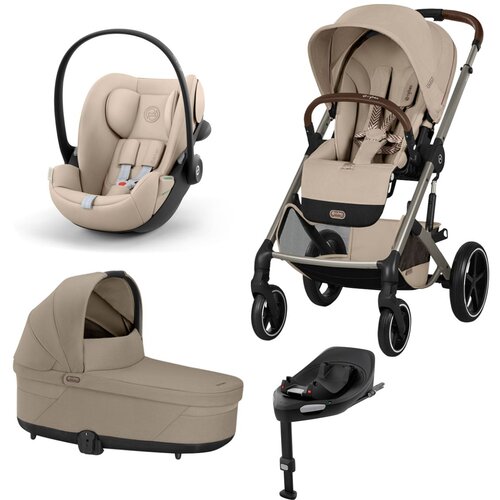 Cybex kolica 4u1 Balios 2026 komplet almond beige 526001193, 522005267, 520003353, 526001349, 526001365 Slike