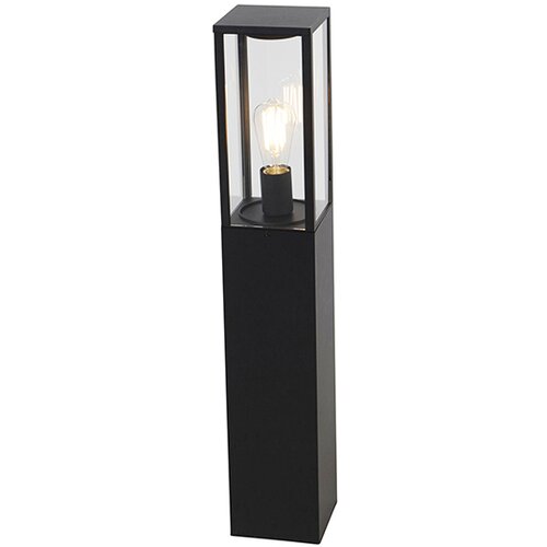 QAZQA Industrijska zunanja svetilka črna 80 cm IP44 - Charlois Cene