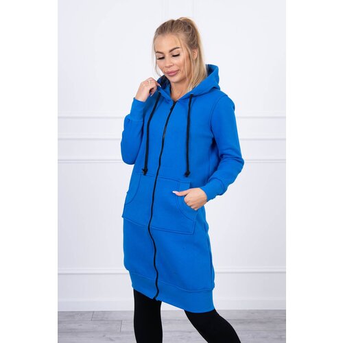 Kesi Long insulated hoodie - purple blue Cene