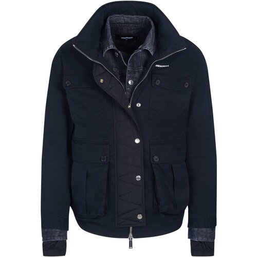 Dsquared Jakne - Črna Cene