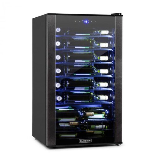 Klarstein Vinomatica, hladilnik za vino, 95 l, upravljanje na dotik, 85 W, 4 –18 °C, črna Cene
