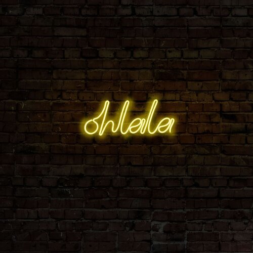 Wallity Zidna LED dekoracija Oh La La Yellow Cene