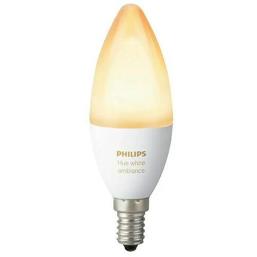 Philips hue LED žarulja White Ambiance (E14, 5,2 W, Podesiva temperatura boje, 470 lm, 1 Kom.) Slike