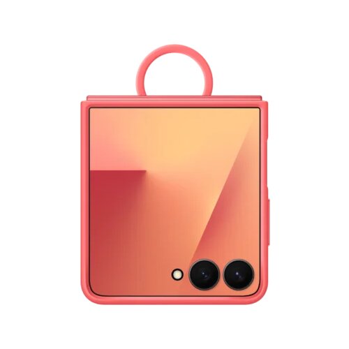 Samsung Galaxy Z Flip 7 Ring Case (Silicone) Red Slike