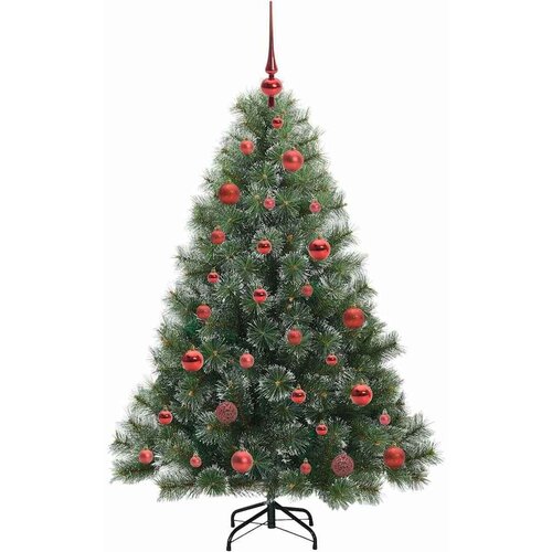 VidaXL Umjetno božićno drvce s stalakom Zelena 150 cm PE i PVC Slike