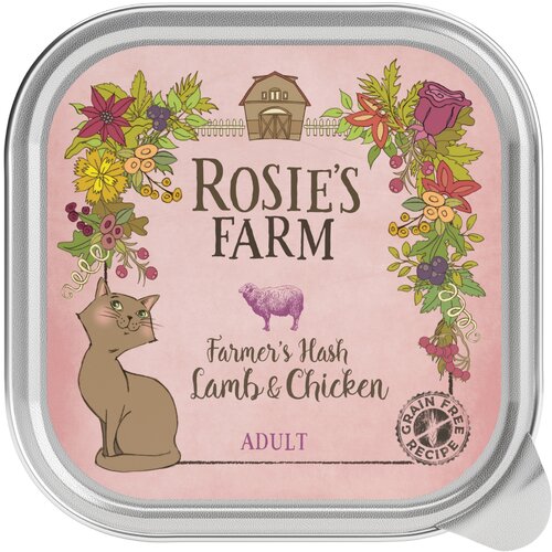 Rosie&amp;#039;s Farm Ekonomično pakiranje Adult 32 x 100 g - janjetina i piletina Slike