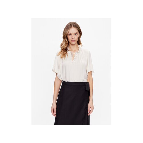 Bruuns Bazaar Bluza Katina BBW3316 &amp;Eacute;cru Regular Fit Slike