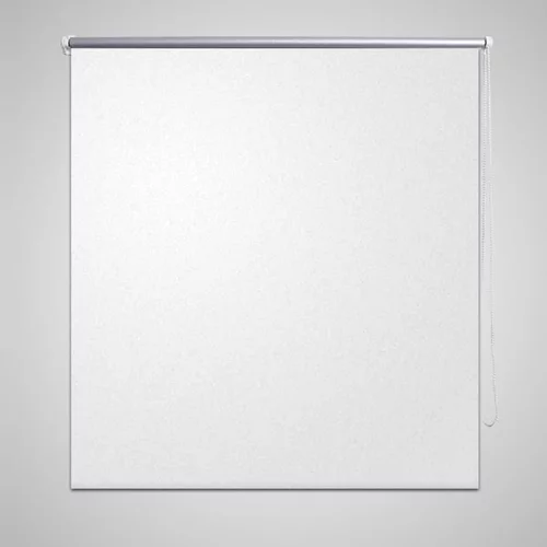 vidaXL Roleta za okna 160 x 230 cm bela