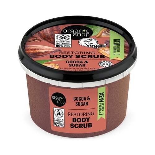 Organic Shop restoring body scrub cocoa &amp;amp; sugar Slike