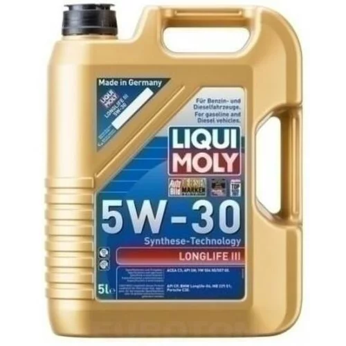 LIQUI-MOLY motorno olje Longlife III 5W-30, 5L, 20822
