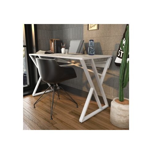 Woody Fashion Radni sto 120x75x60cm Bijeli Slike