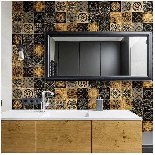 Ambiance Komplet 15 stenskih nalepk Wall Decal Azulejos Tiles San Juan, 10 x 10 cm Cene