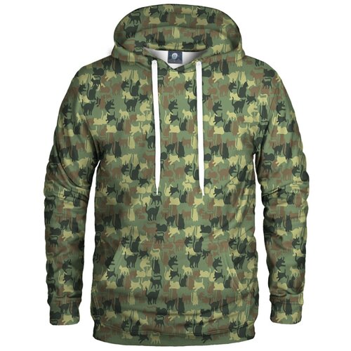 Aloha From Deer Unisex's Camo Cats Pullover Hoodie H-K AFD090 Slike