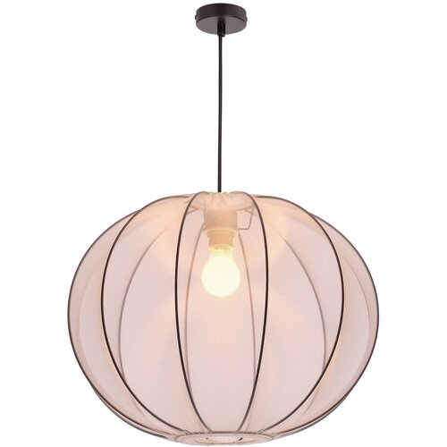 Candellux Lighting Bela viseča svetilka s tekstilnim senčilom &amp;oslash; 52 cm Mellow &amp;ndash; Slike