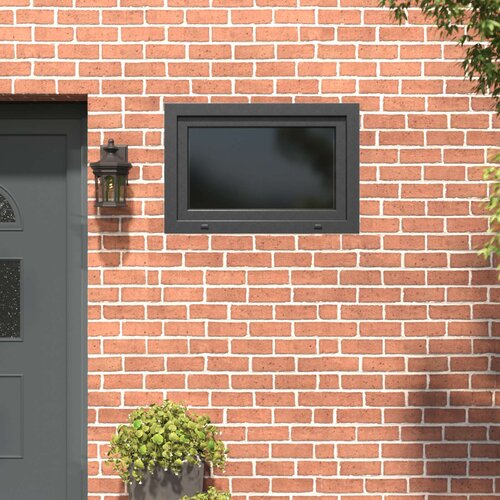  Prozor za podrum RISOR 90 x 60 cm PVC i staklo Antracit Slike