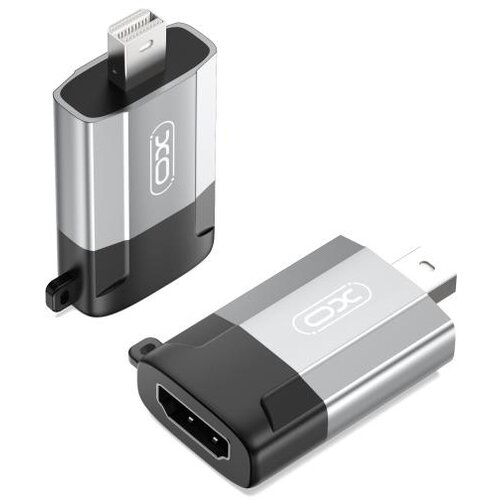 XO adapter GB015 mini displayport - hdmi 4K sivi Slike