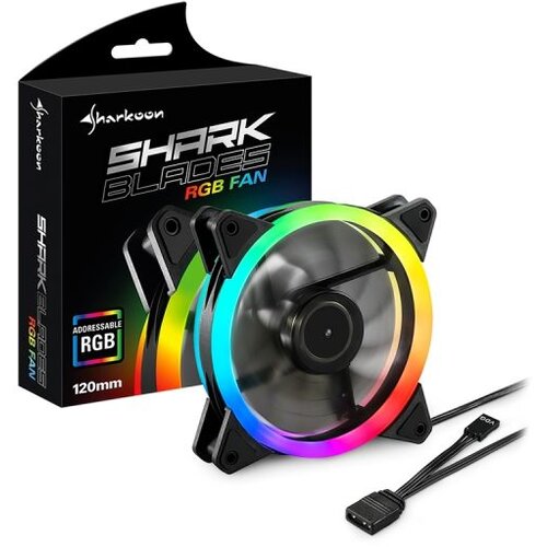Sharkoon Ventilator SHARK Blades RGB Fan, 120mm Cijene