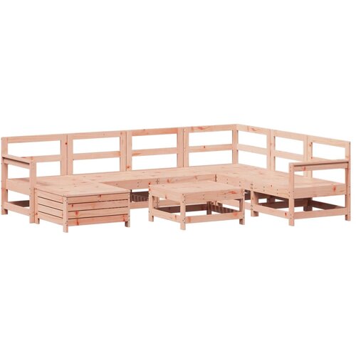 VidaXL 8-dijelni set vrtnih sofa od masivnog drva duglazije Slike