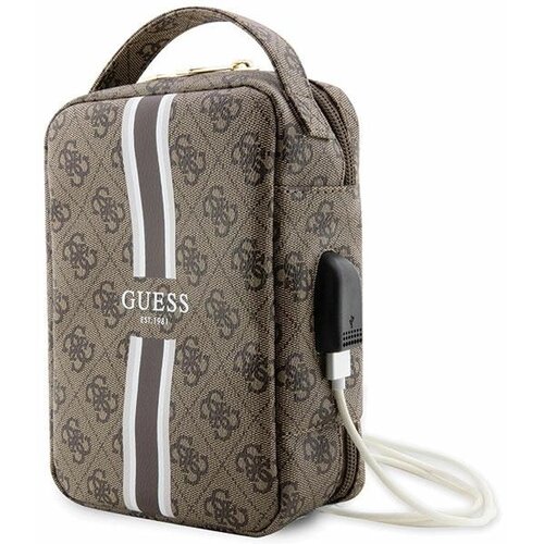 Guess TORBA ORGANIZER 4G POTISKANE ČRTE ZA ROKO ČEZ RAMO RJAVA, (21833804) Cene