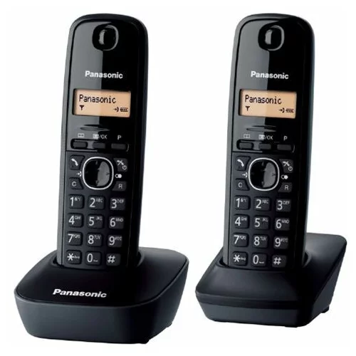 Panasonic Bežični telefon KX-TG1612FXH, Tamno sivi, 2 sluš.ID: EK000416332