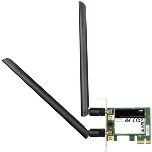 D-link DWA-582 WiFi AC1200 Dual band PCIe adapter Slike