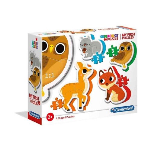 Clementoni My first puzzles 2-3-4-5 forest animals ( CL20814 ) Cene