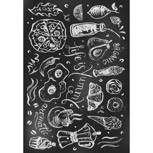Vitaus Crni periv tepih 120x180 cm Life Is Yummy &ndash; Cijene